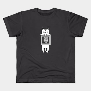 funny cats quotes t-shirts 2022 Kids T-Shirt